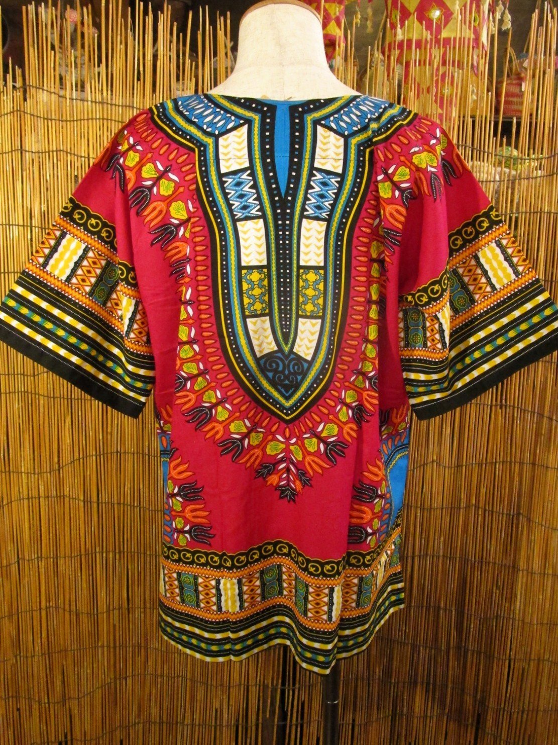 画像3: アフリカンプリント＊ダシキ＊ＤＡＳＨＩＫＩ＊Ｌ