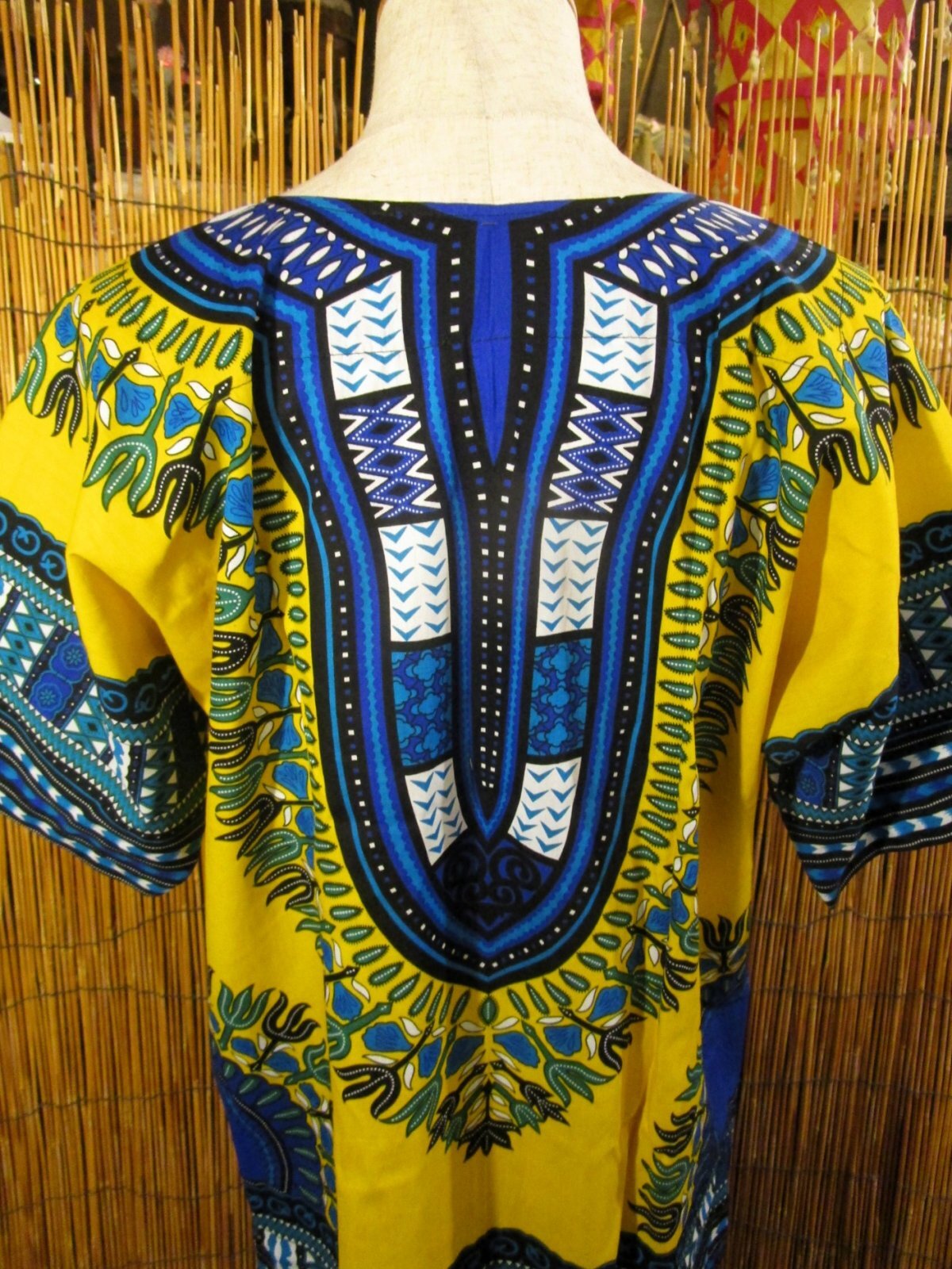 画像: アフリカンプリント＊ダシキ＊ＤＡＳＨＩＫＩ＊Ｌ