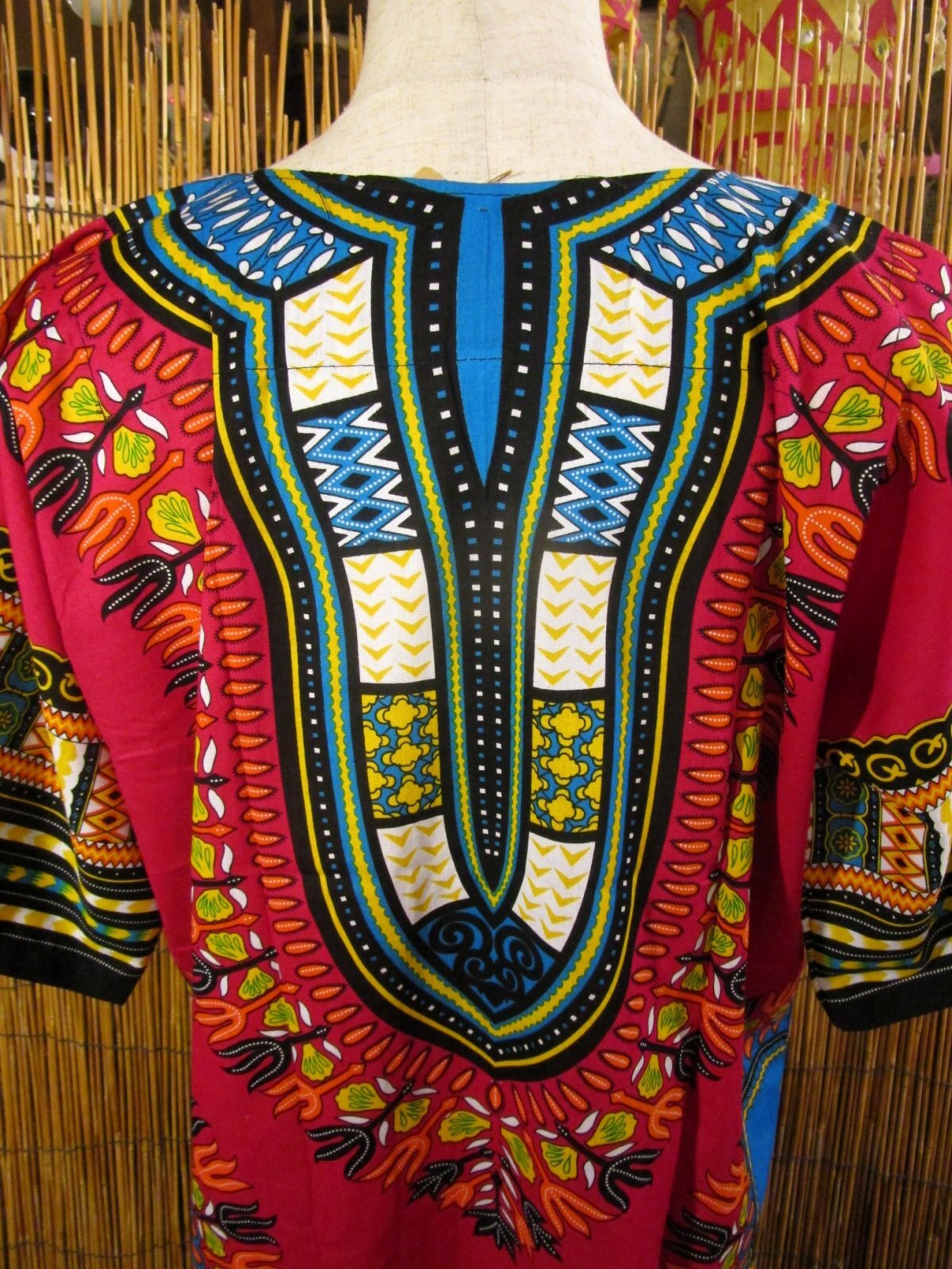画像: アフリカンプリント＊ダシキ＊ＤＡＳＨＩＫＩ＊Ｌ