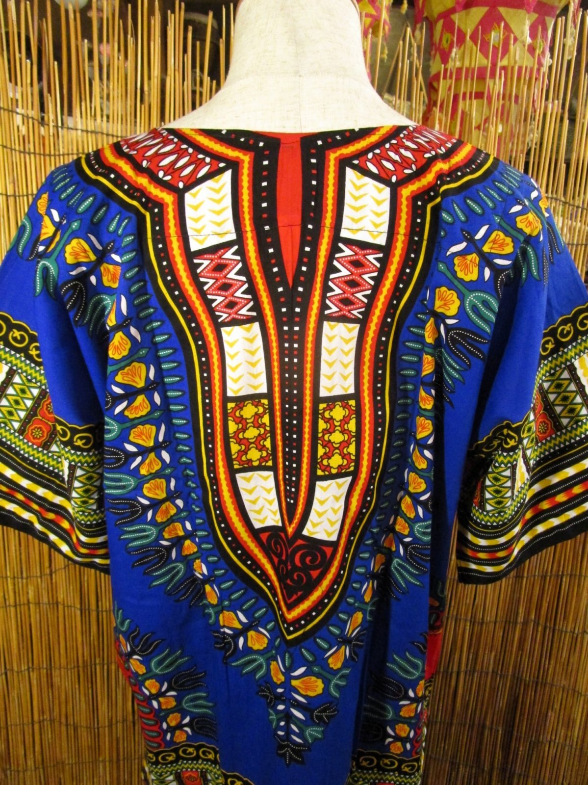 画像: アフリカンプリント＊ダシキ＊ＤＡＳＨＩＫＩ＊Ｌ