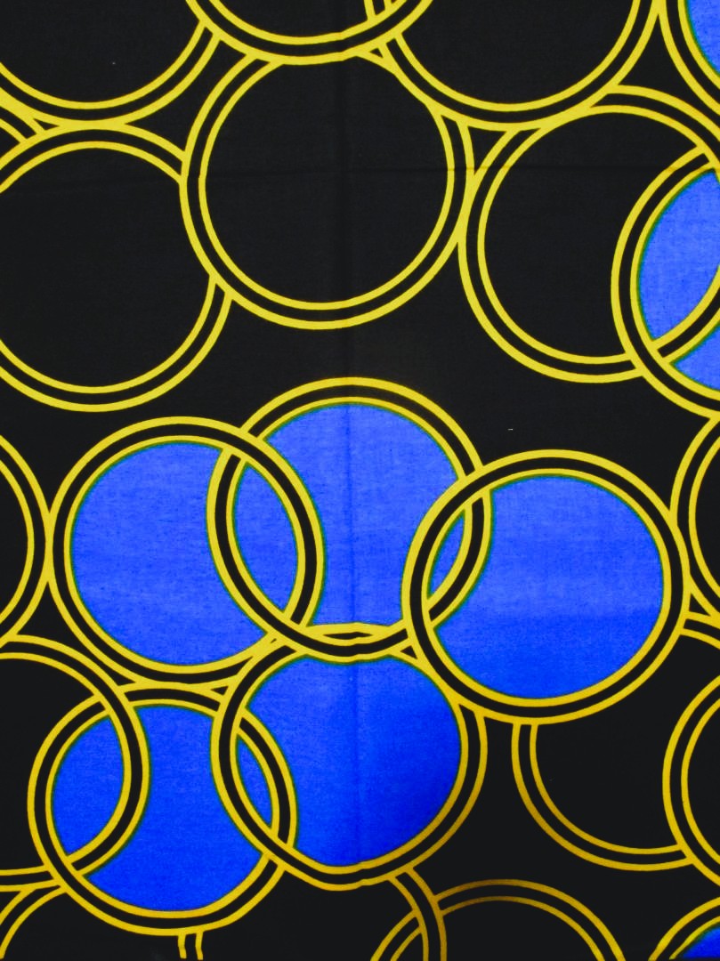 画像: アフリカンプリント生地 パーニュ