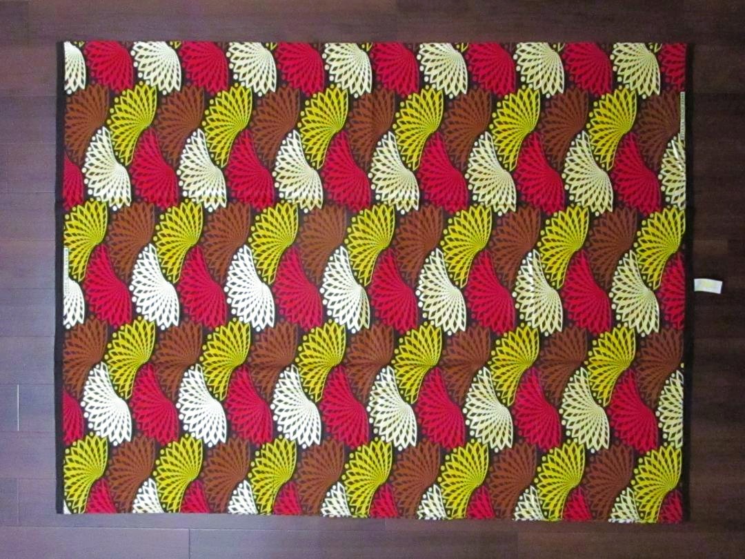 画像: アフリカンプリント生地 パーニュ