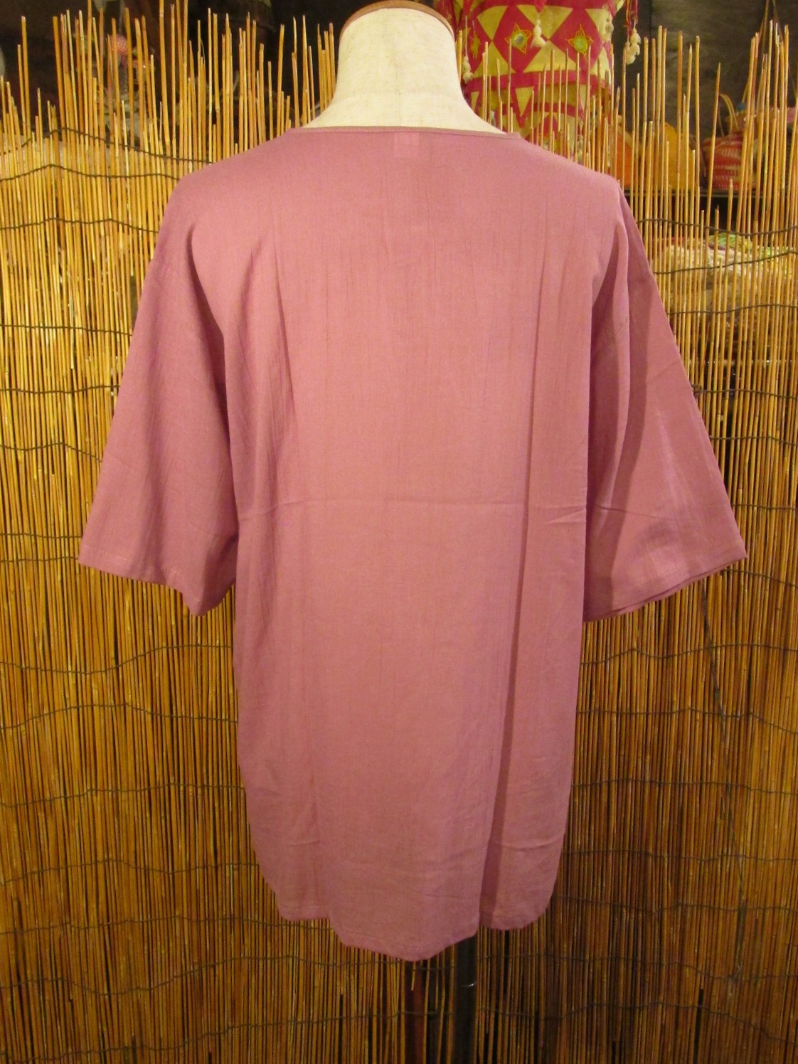画像3: 無地＊薄手＊コットン素材＊半袖＊プルオーバー＊２ＸＬ