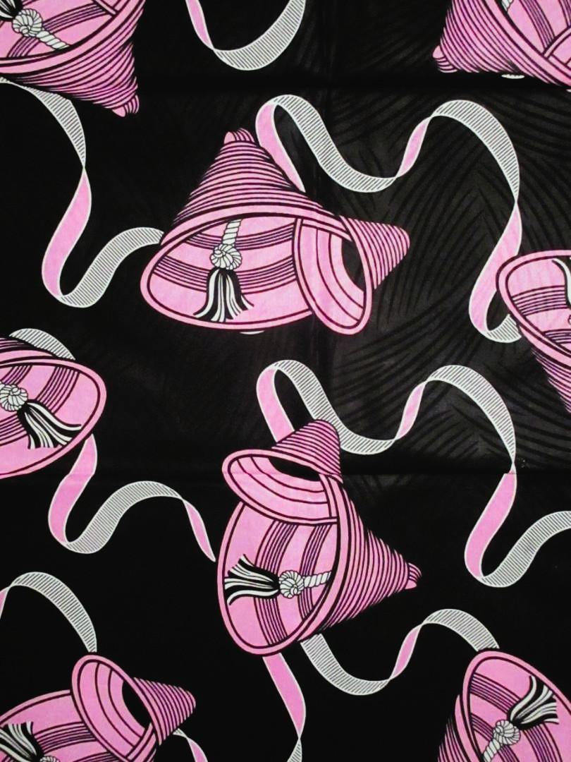 画像: アフリカンプリント生地 パーニュ