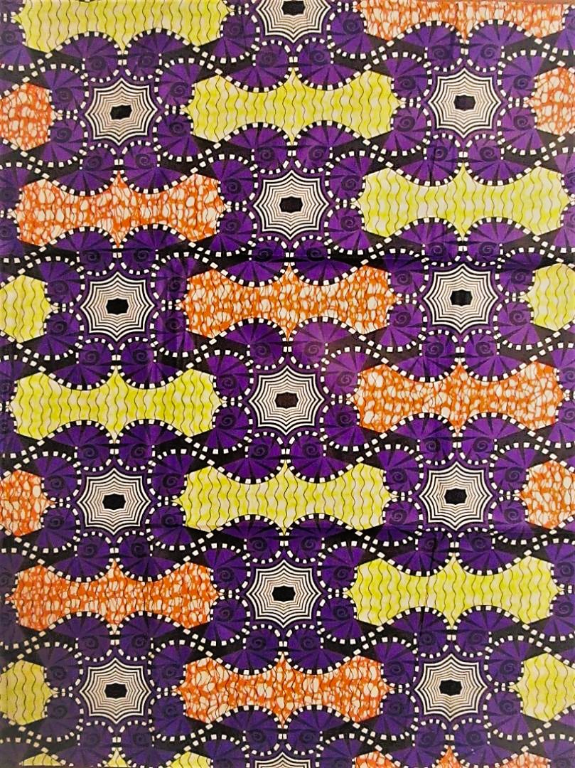 画像1: アフリカンプリント生地 パーニュ