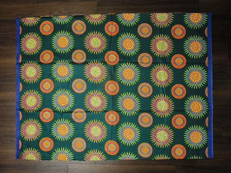画像: アフリカンプリント生地 パーニュ