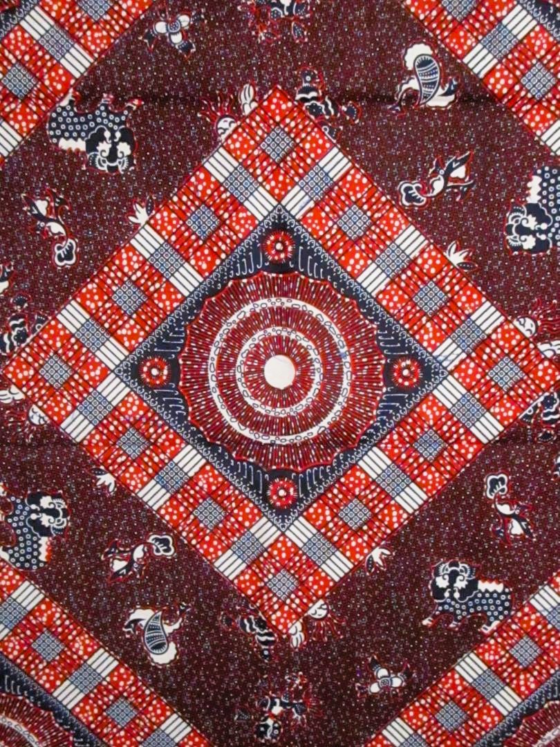 画像: アフリカンプリント生地 パーニュ