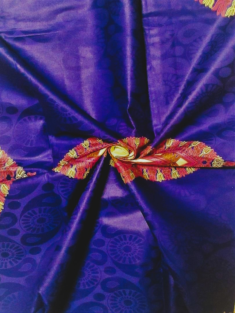 画像: アフリカンプリント生地 パーニュ