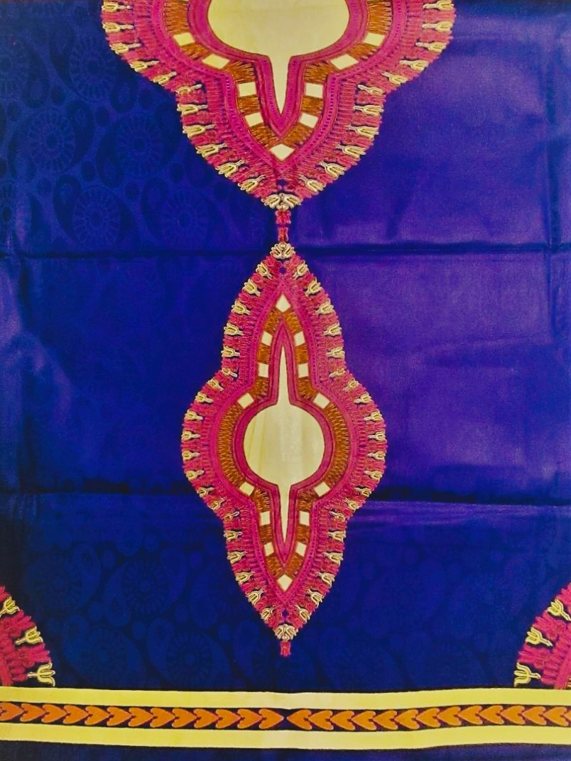 画像1: アフリカンプリント生地 パーニュ