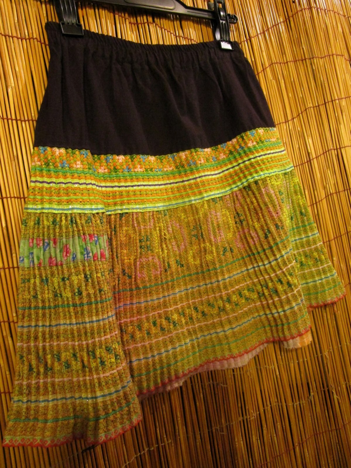 画像3: 古布＊モン族＊刺繍＊ミニスカート