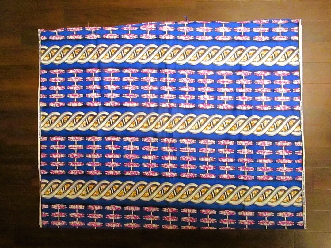 画像: アフリカンプリント生地 パーニュ