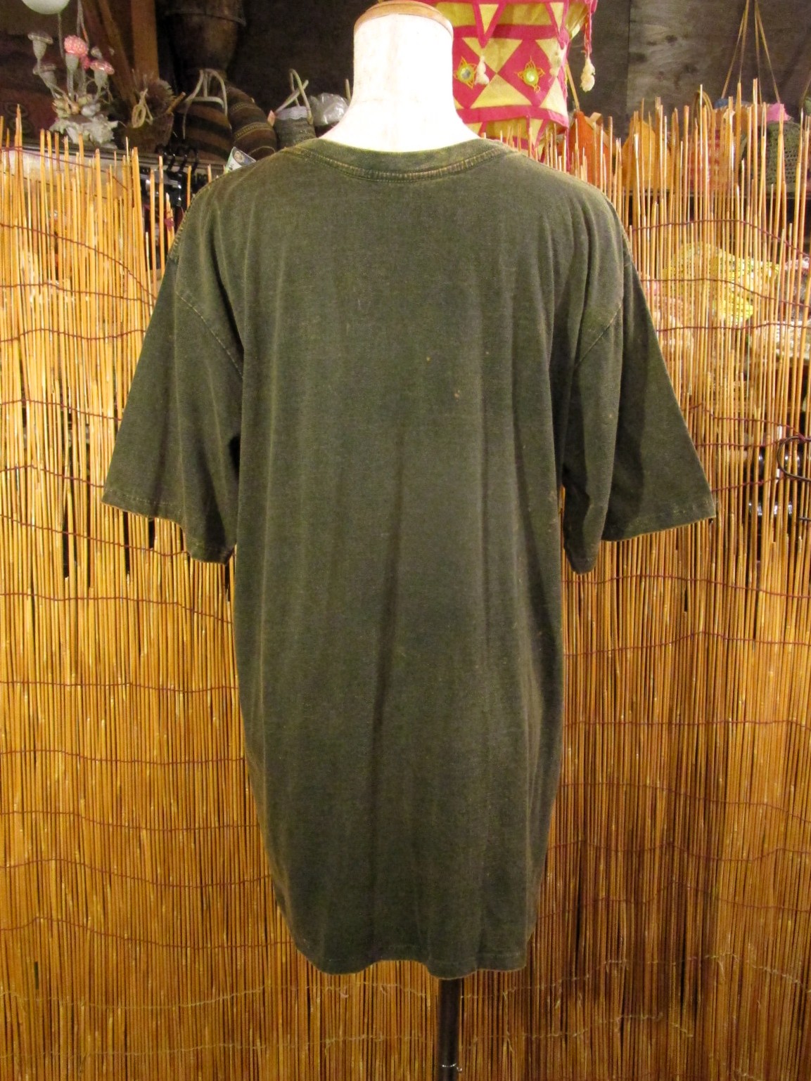 画像3: 無地＊ストーンウォッシュ加工＊コットン素材＊半袖Ｔシャツ＊Ｌ