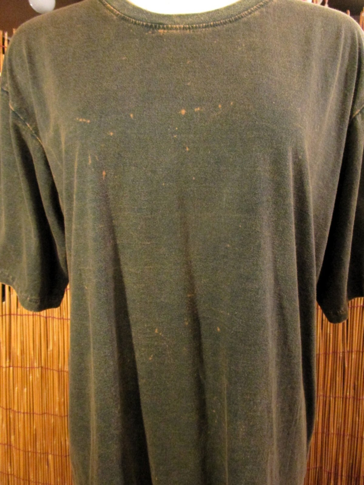 画像: 無地＊ストーンウォッシュ加工＊コットン素材＊半袖Ｔシャツ＊Ｌ