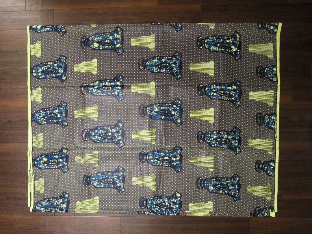 画像: アフリカンプリント生地 パーニュ