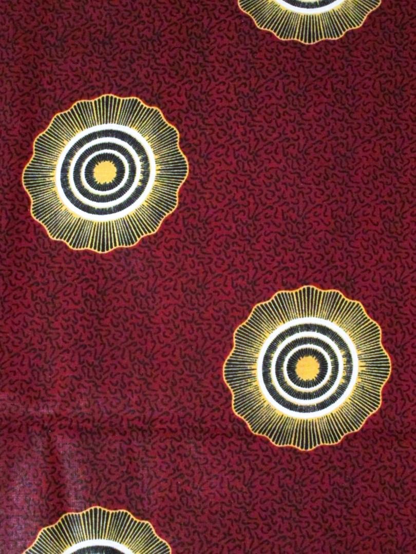 画像: アフリカンプリント生地 パーニュ