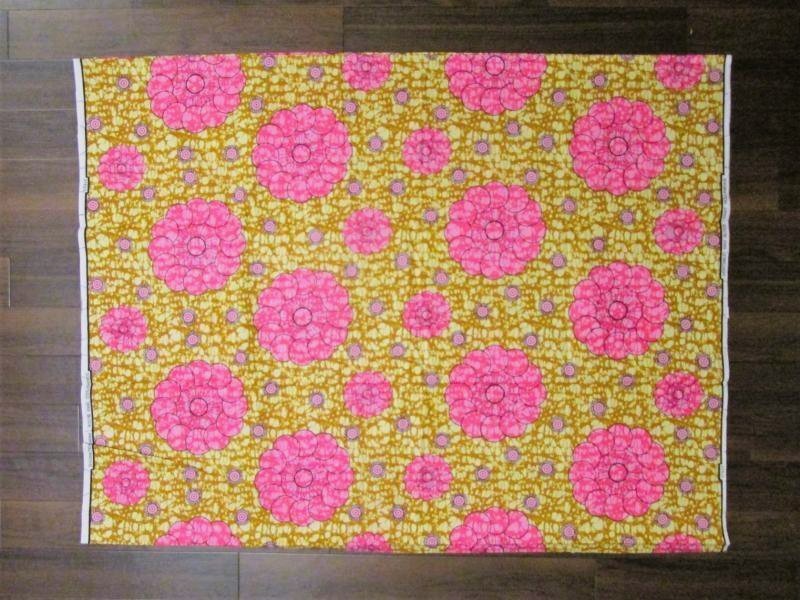 画像: アフリカンプリント生地 パーニュ