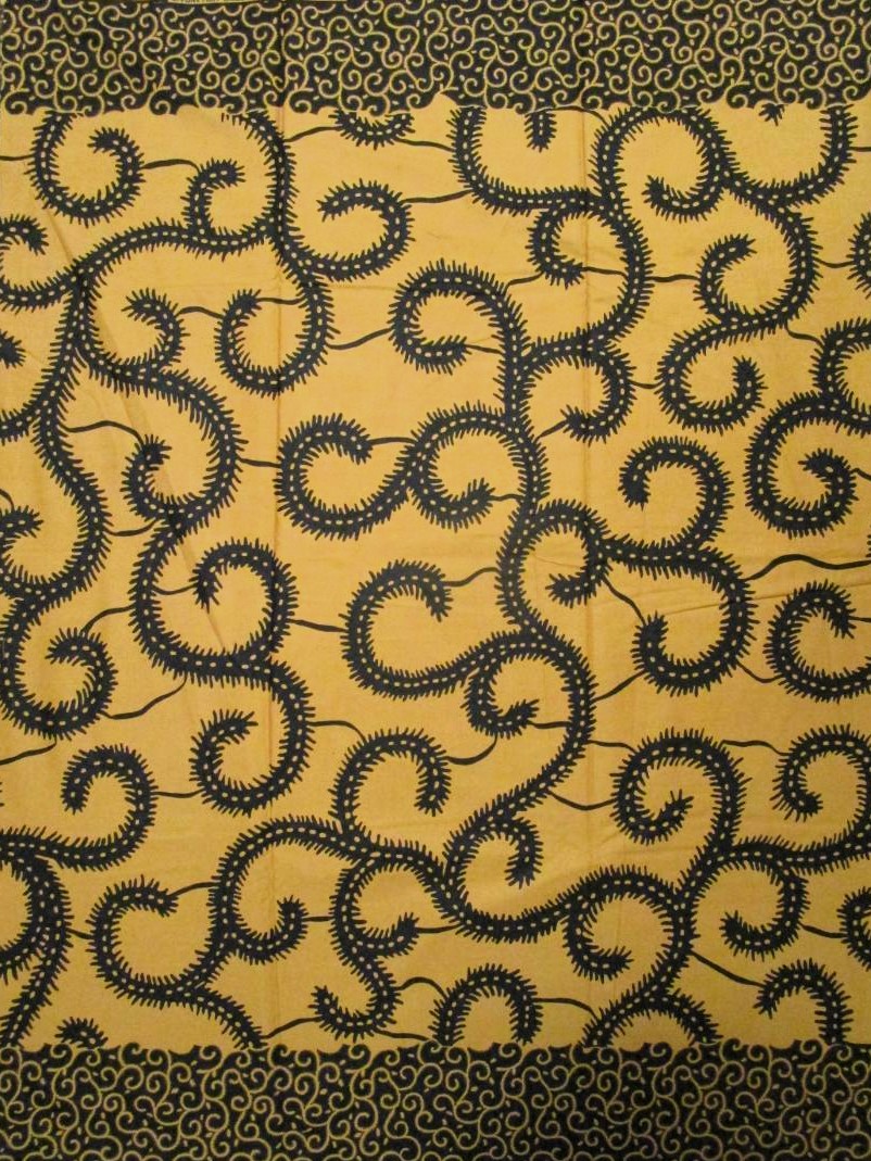 画像1: アフリカンプリント生地 パーニュ