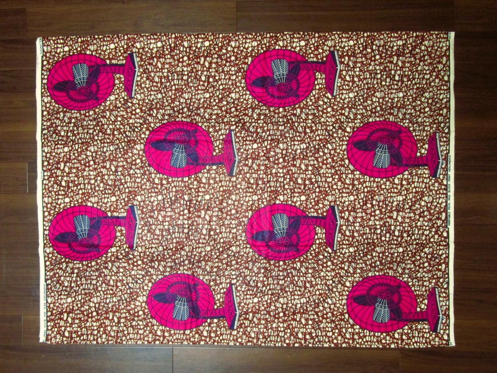 画像: アフリカンプリント生地 パーニュ