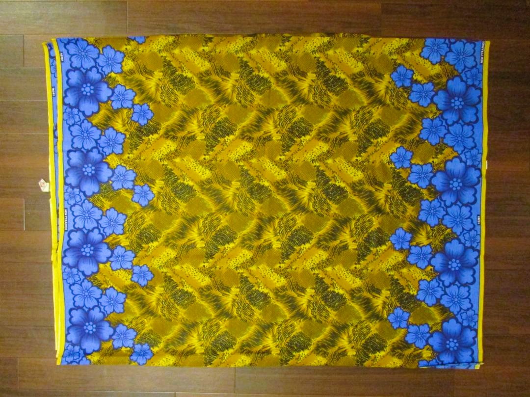 画像: アフリカンプリント生地 パーニュ