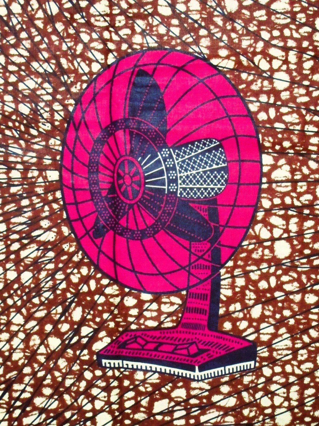 画像: アフリカンプリント生地 パーニュ