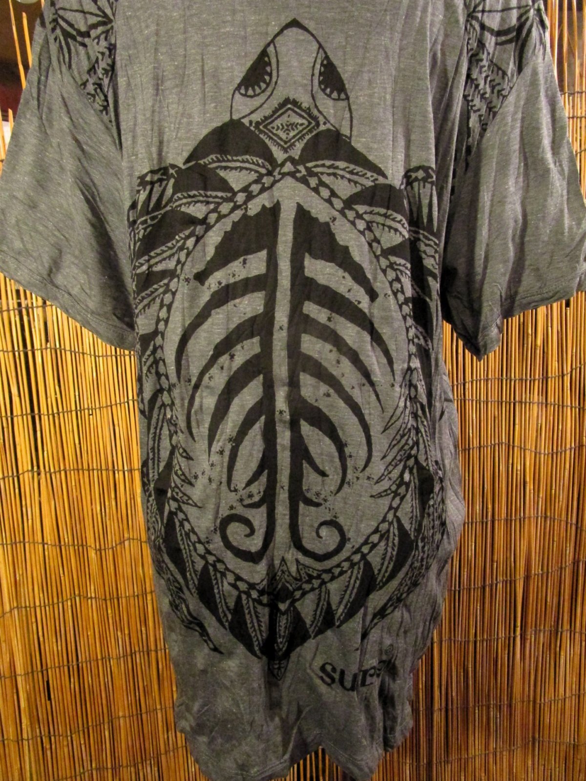 画像: カメさんプリント＊皺加工＊コットン素材＊半袖＊Ｔシャツ