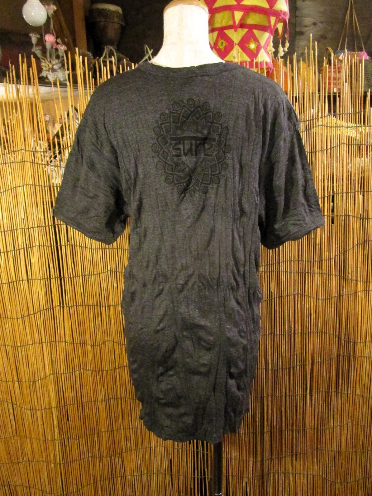 画像3: ガネーシャプリント＊皺加工＊コットン素材＊半袖＊Ｔシャツ