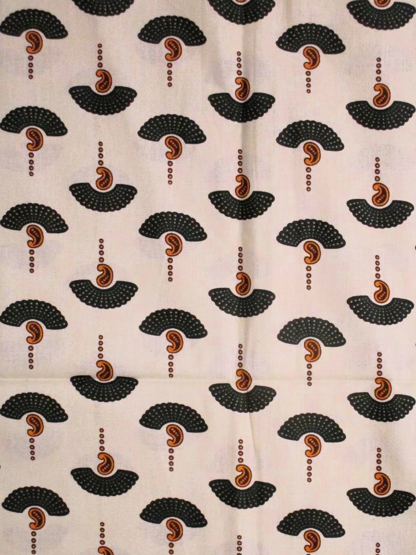 画像: アフリカンプリント生地 パーニュ