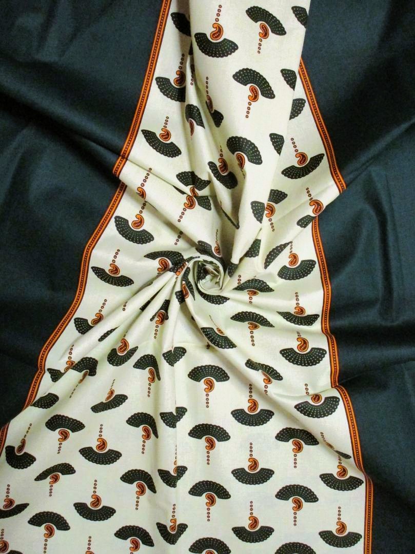 画像: アフリカンプリント生地 パーニュ