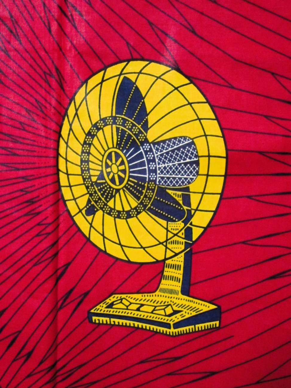 画像: アフリカンプリント生地 パーニュ