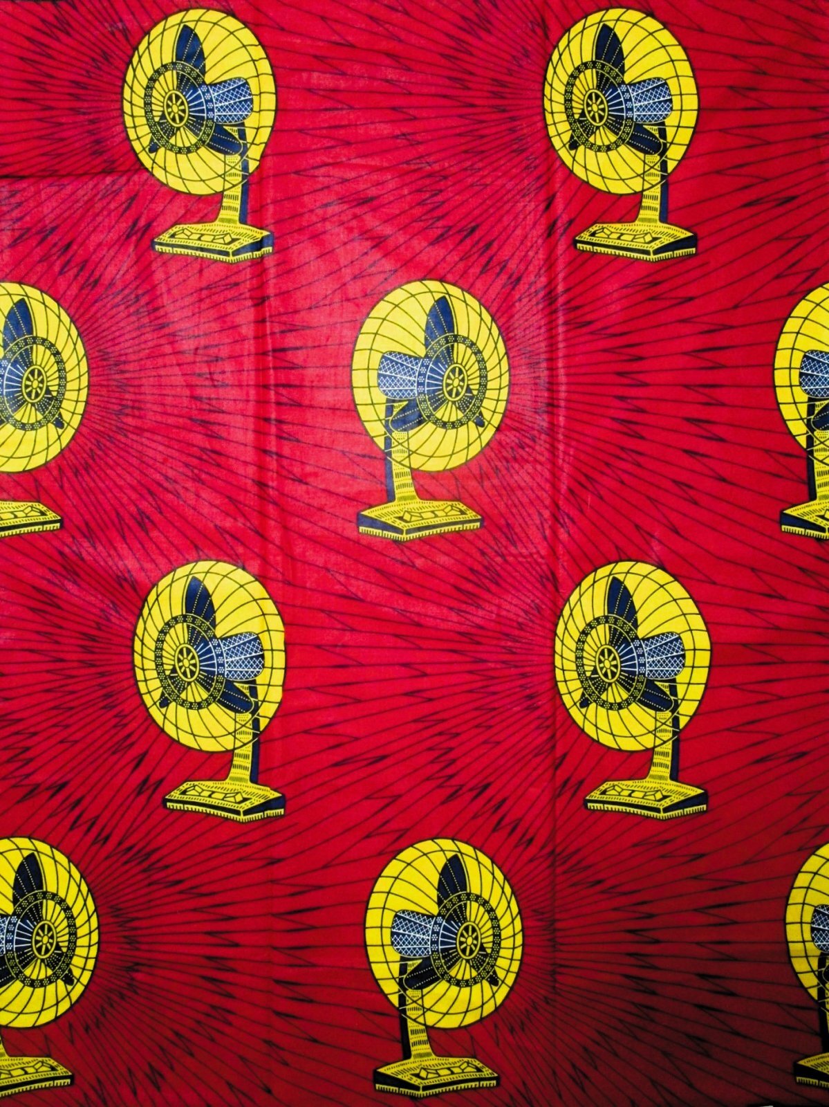 画像1: アフリカンプリント生地 パーニュ