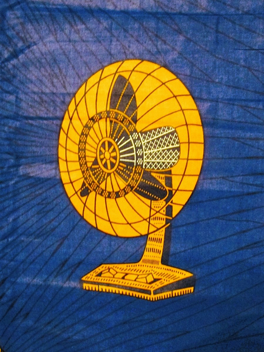 画像: アフリカンプリント生地 パーニュ