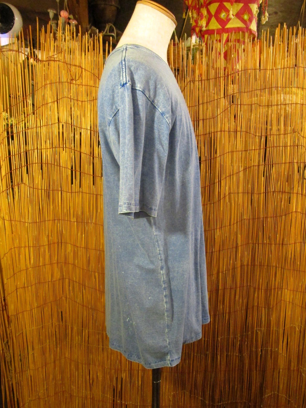 画像2: 無地＊ストーンウォッシュ加工＊コットン素材＊半袖Ｔシャツ＊ＸＬ