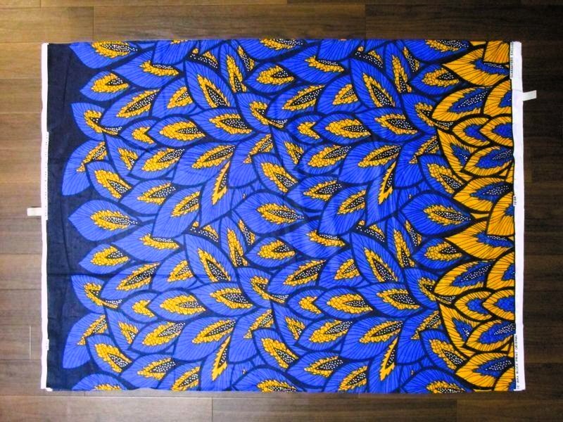 画像: アフリカンプリント生地 パーニュ