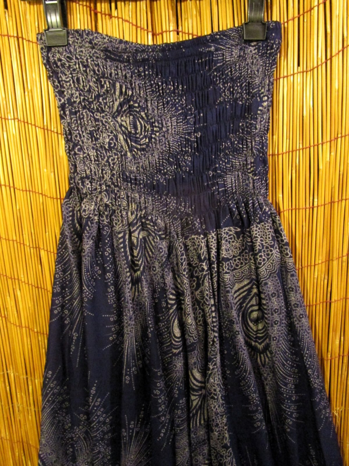 画像2: ピーコック風プリント＊レーヨン素材＊２ＷＡＹ＊サルエルパンツ 