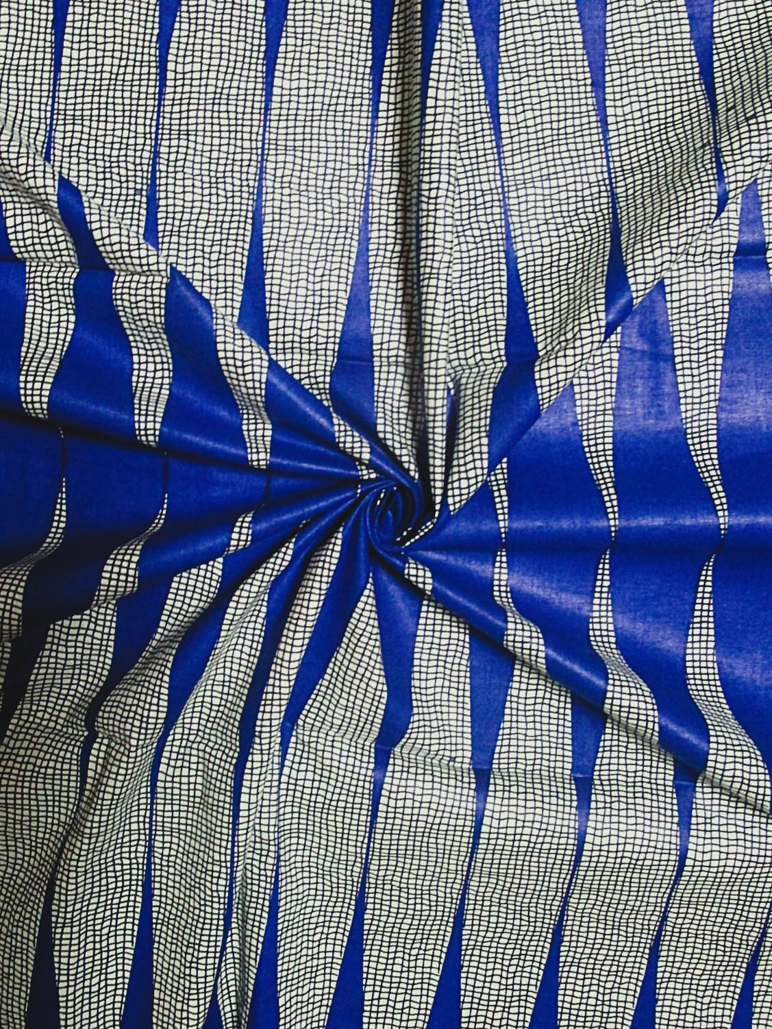 画像: アフリカンプリント生地 パーニュ