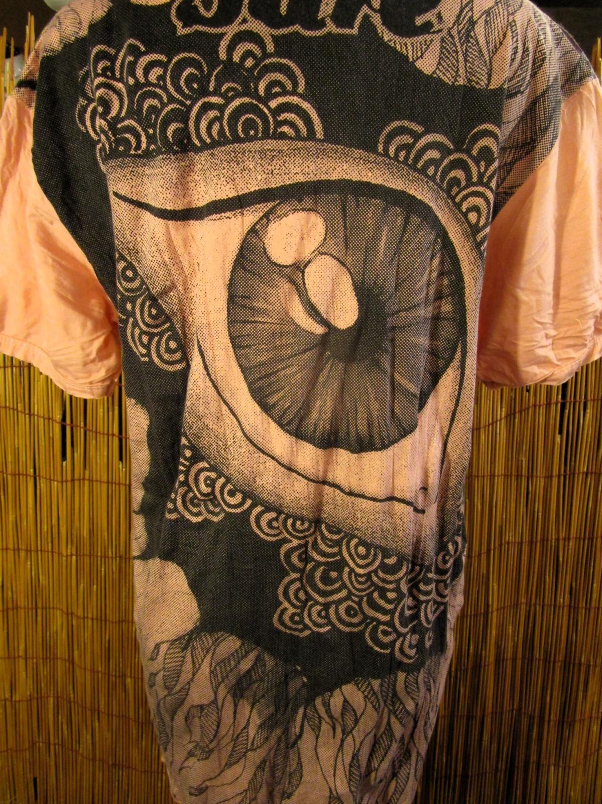 画像: ガネーシャアイプリント＊コットン素材＊半袖Ｔシャツ