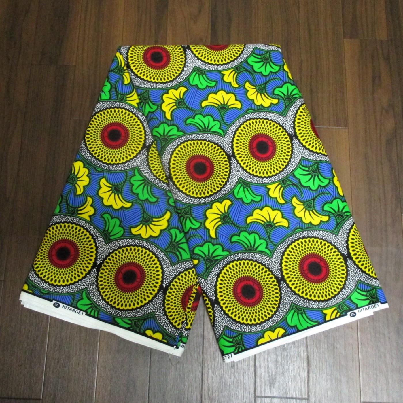 画像2: アフリカンプリント生地 パーニュ