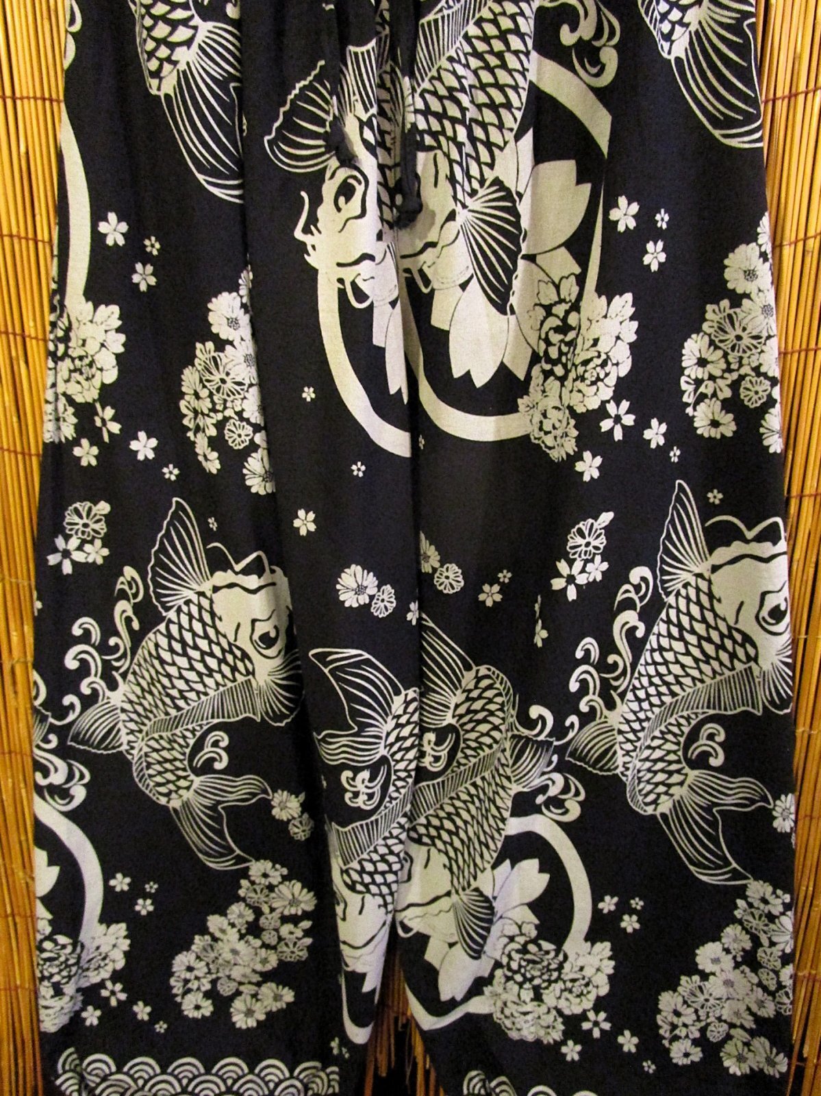 画像2: 和風プリント＊コットン素材＊ふんわりシルエット＊アラジンパンツ 