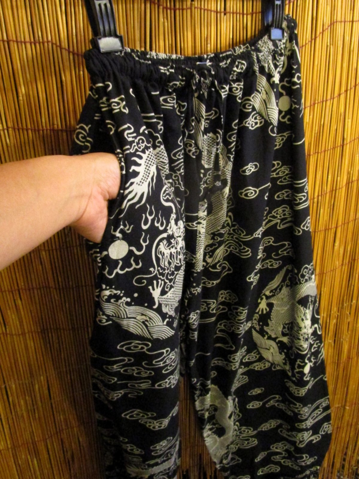 画像3: 和風プリント＊コットン素材＊ふんわりシルエット＊アラジンパンツ 