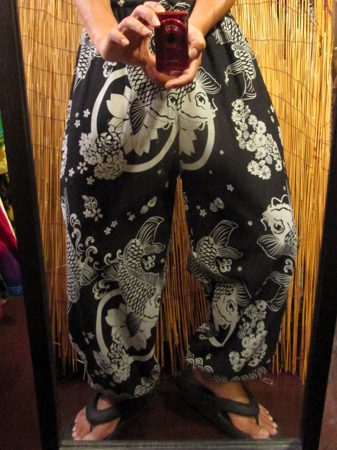 画像: 和風プリント＊コットン素材＊ふんわりシルエット＊アラジンパンツ 