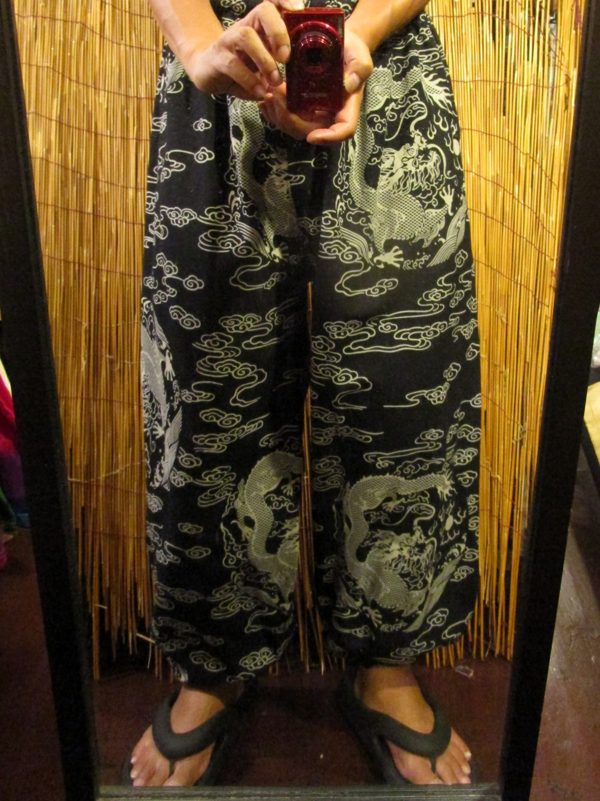 画像: 和風プリント＊コットン素材＊ふんわりシルエット＊アラジンパンツ 