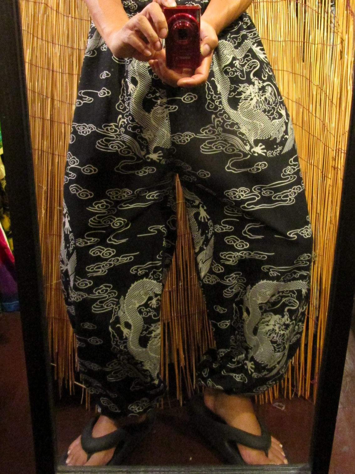 画像: 和風プリント＊コットン素材＊ふんわりシルエット＊アラジンパンツ 