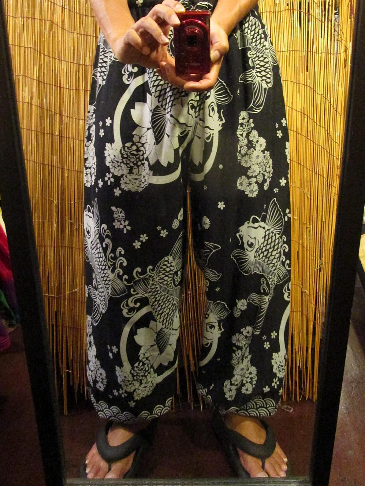 画像: 和風プリント＊コットン素材＊ふんわりシルエット＊アラジンパンツ 