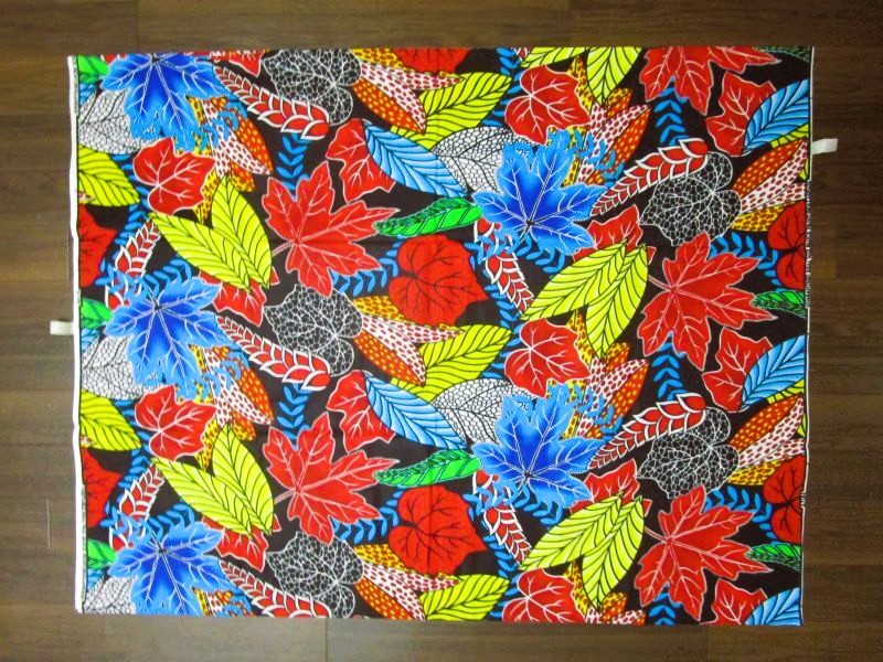 画像: アフリカンプリント生地 パーニュ