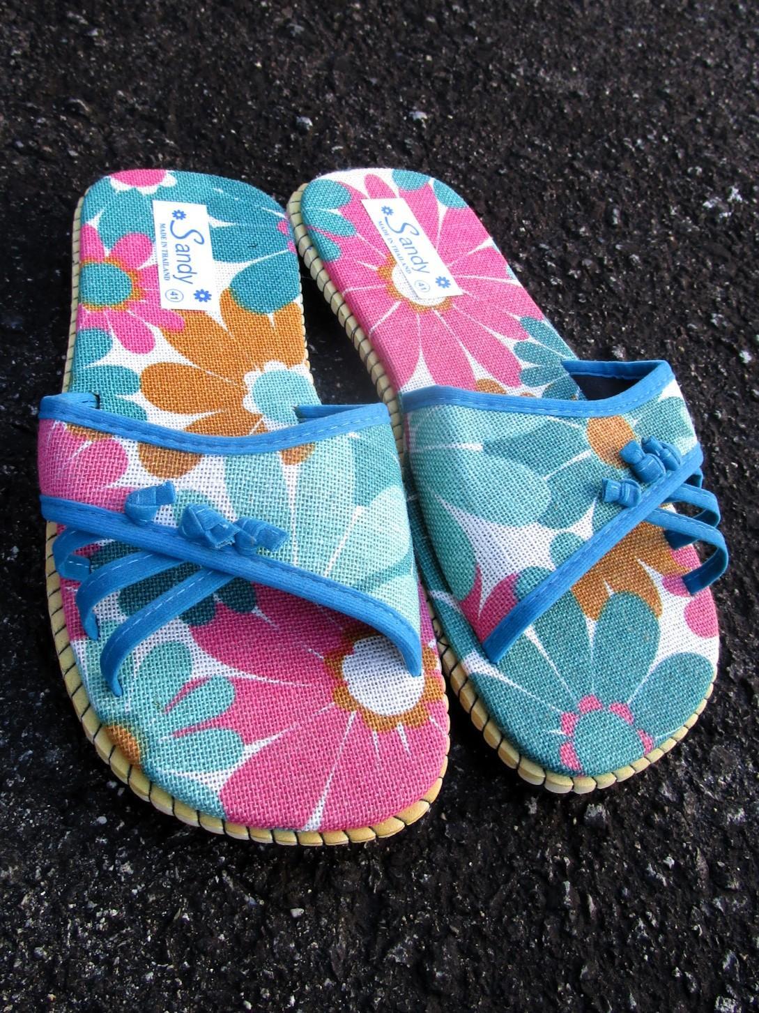 画像2: 【２５・５ｃｍ〜２５ｃｍ】お花プリント＊ヘップサンダル