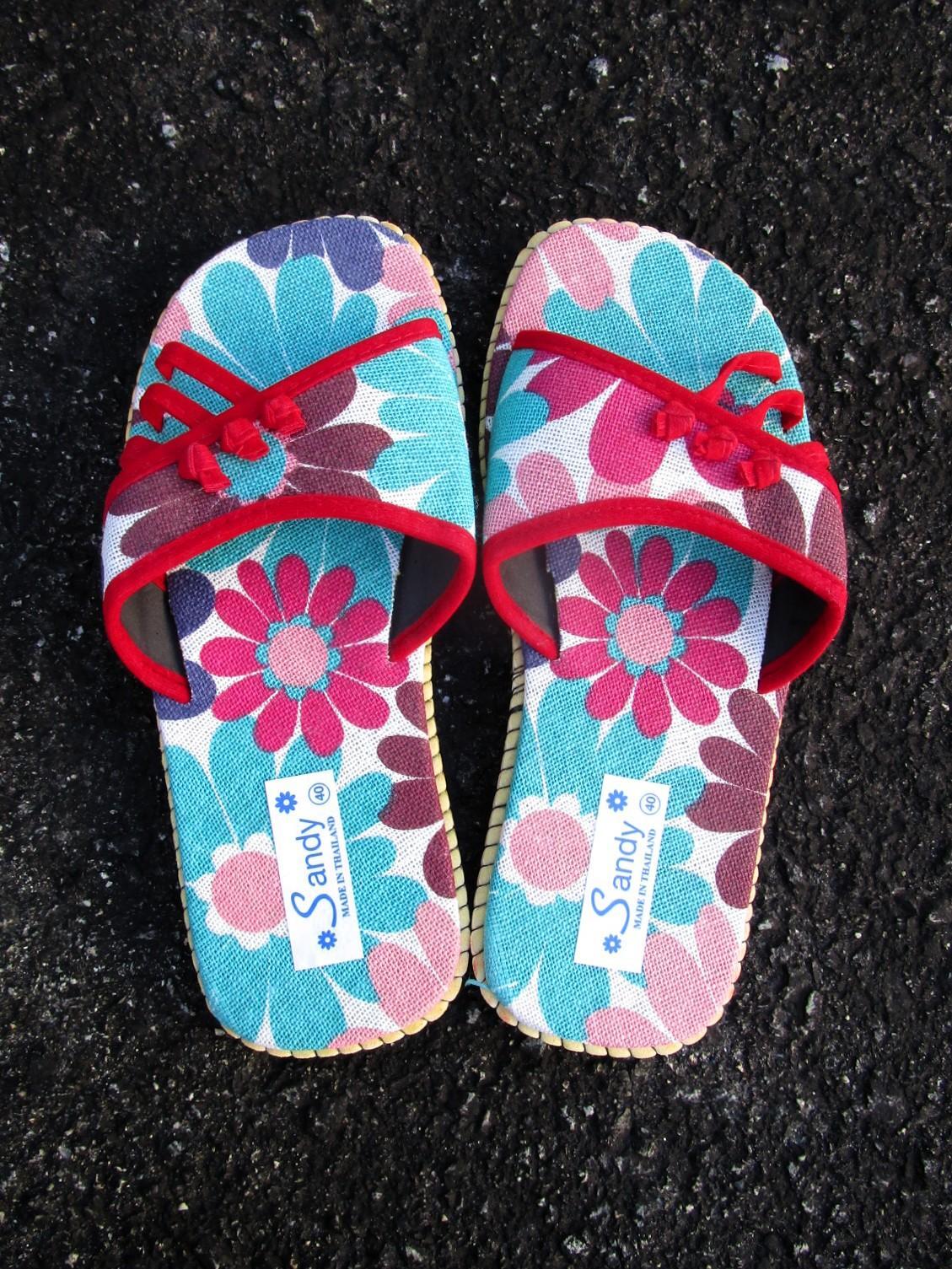 画像3: 【２４ｃｍ〜２４・５ｃｍ】お花プリント＊ヘップサンダル