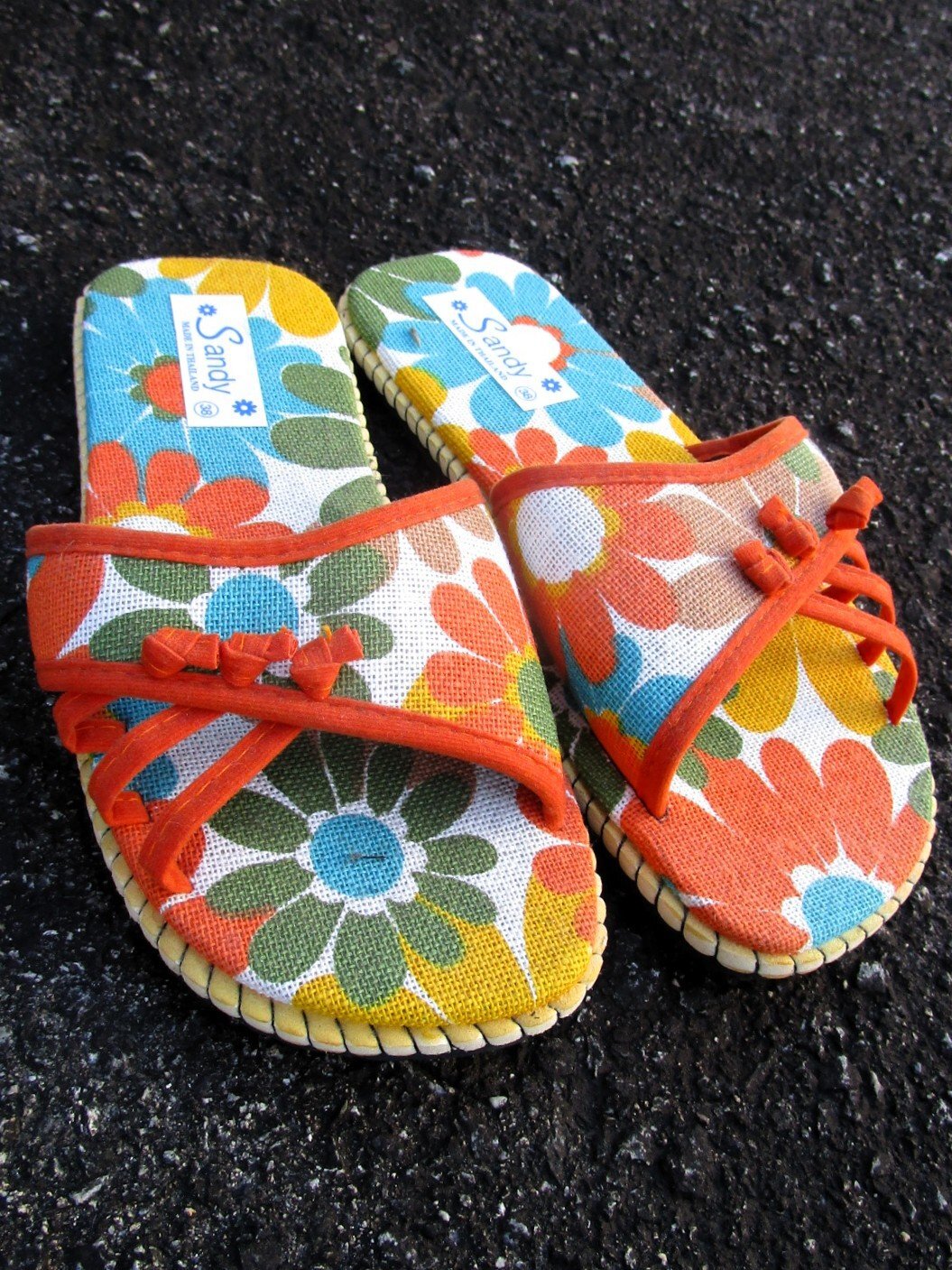 画像2: 【２３ｃｍ〜２３・５ｃｍ】お花プリント＊ヘップサンダル