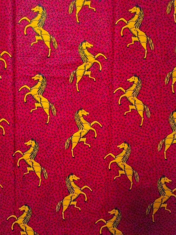 画像: アフリカンプリント生地 パーニュ