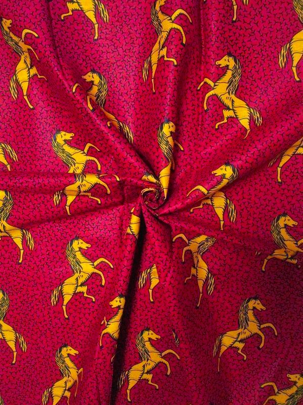 画像: アフリカンプリント生地 パーニュ