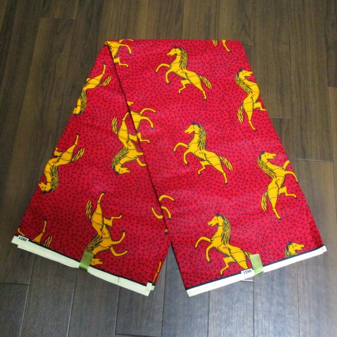 画像2: アフリカンプリント生地 パーニュ